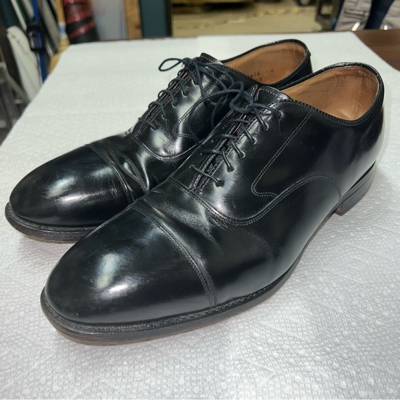 Johnston & Murphy Optima Men's Black Cap Toe Oxford Shoes Size 11D - Picture 2 of 11